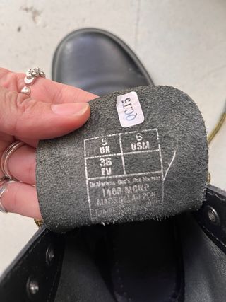 Botas Dr. Martens Negras Talla 38