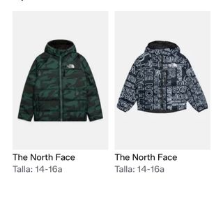 Abrigo reversible The North Face Talla Xl niño.