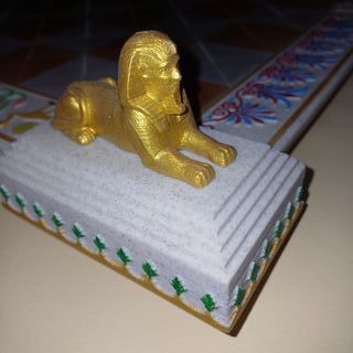 Ajedrez Egipcio Dorado y Plateado