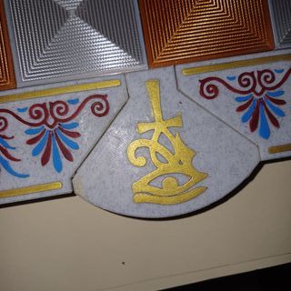 Ajedrez Egipcio Dorado y Plateado