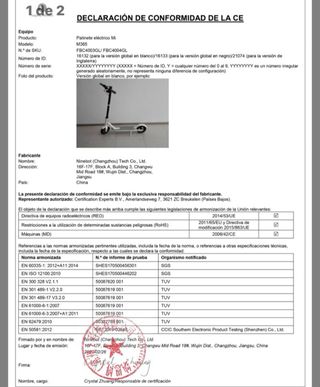 Patinete Eléctrico Xiaomi 365 Plegable