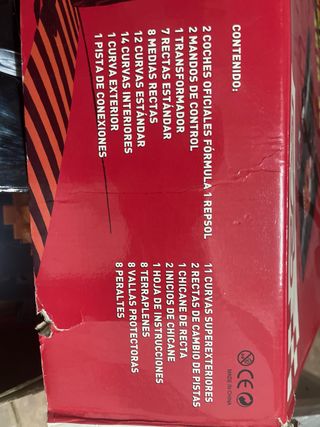 2 Circuito de Slot F1 con 2 coches