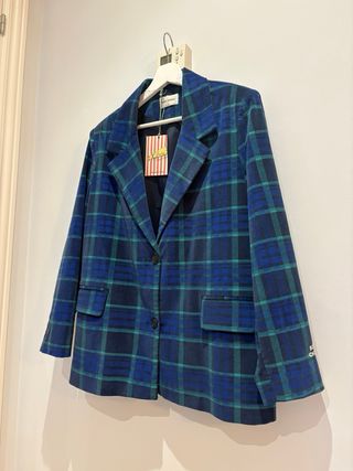 BOBO CHOSES blazer cuadros mujer S/M sin estrenar