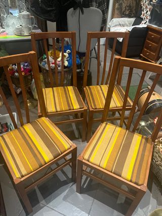 4 Sillas de Comedor nuevas