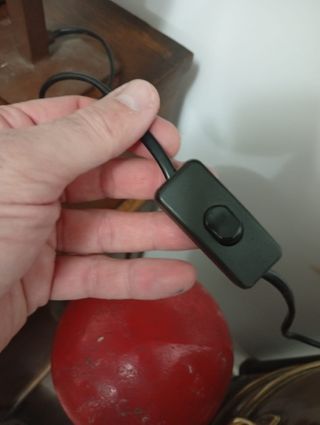 Lámpara Tiffany auxiliar cristal