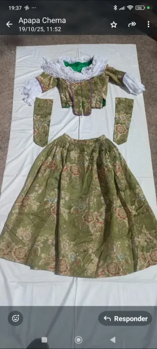 Traje Fallera Niña 10-12 Años