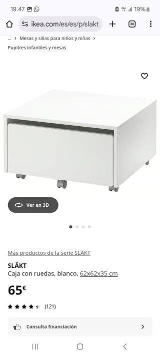 Cama Ikea SLÄKT con 3 cajones en SABADELL