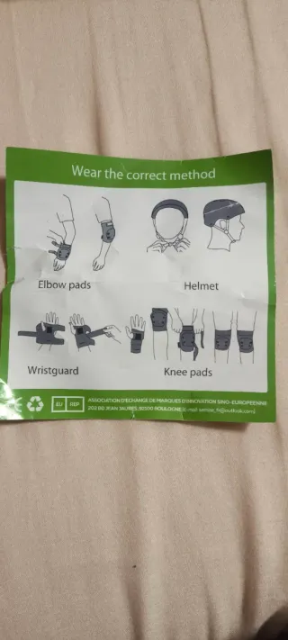 Kit protecciones niño patinaje