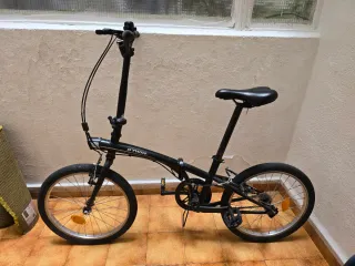 Bicicleta Plegable B'TWIN Negra