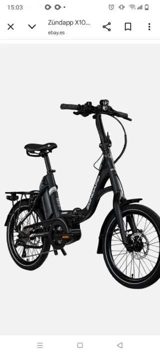 Eléctrica no plegable solo venta en mano