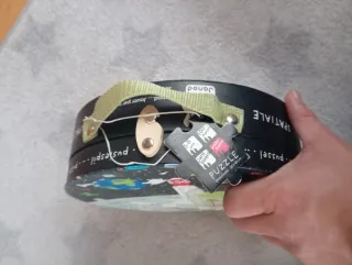 Puzzle redondo espacial