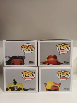 Pack 4 Figuras Funko Pop! Disney, TV, Crash