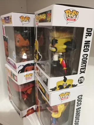 Pack 4 Figuras Funko Pop! Disney, TV, Crash