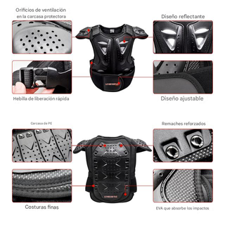 Conjunto Protector Motocross Infantil M