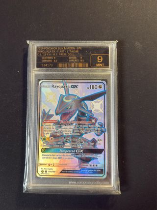 Carta Pokémon Rayquaza GX 177/168 SPA