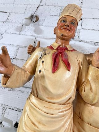 Estatua El Gordo y el Flaco Chefs