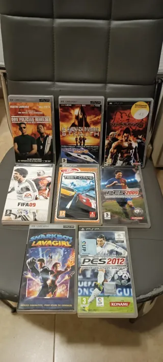 Lote 6 Giochi e Film per PSP