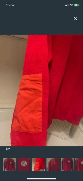 Jersey Chaleco Rojo Sevilla FC Retro Calentito