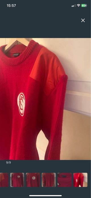 Jersey Chaleco Rojo Sevilla FC Retro Calentito