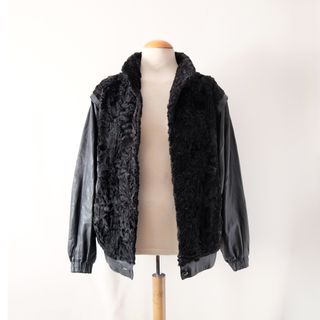 cazadora Vintage Piel Astracán 80s