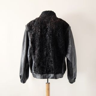 cazadora Vintage Piel Astracán 80s