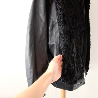 cazadora Vintage Piel Astracán 80s