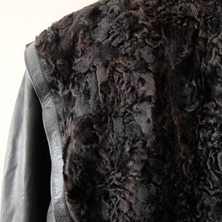 cazadora Vintage Piel Astracán 80s