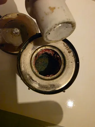 LAST PRICE Calamaio Tamburo antico con bacchetta