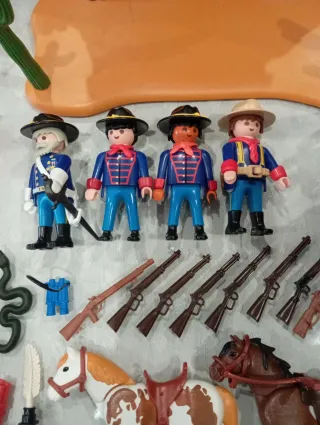 Playmobil diorama western Fort Brave con caja