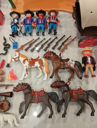 Playmobil diorama western Fort Brave con caja