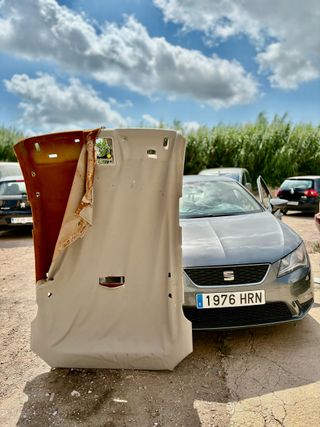 tapiza el techo caído de tu coche, puertas y pilar