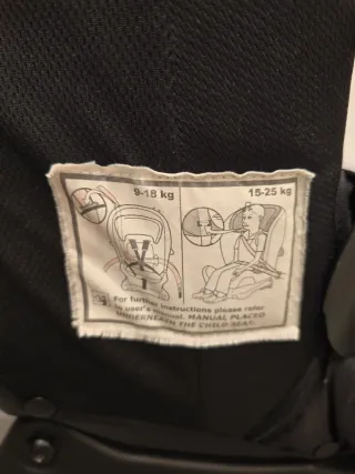 Silla Coche Axkid Kidzone Gris