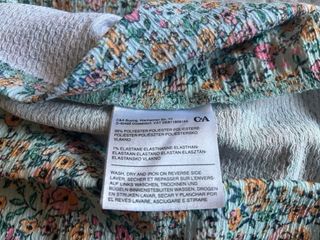 Falda floral multicolor