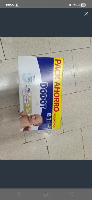 Pañales Dodot Talla 1 (Pack Ahorro)