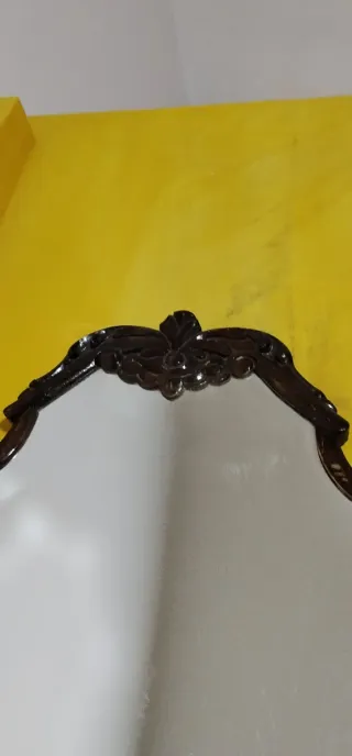 Espejo Antiguo Madera y Cristal