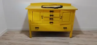 Espejo Antiguo Madera y Cristal