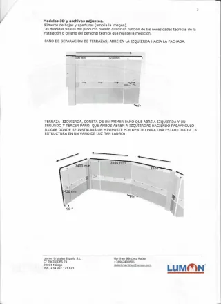 Cerramiento de cristal