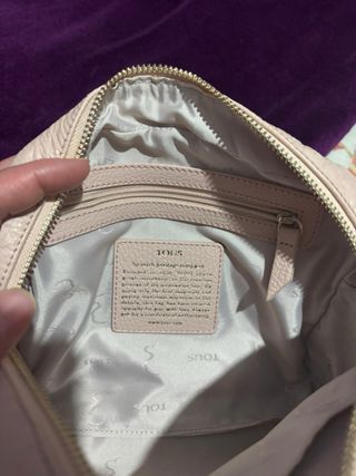 Bolso bandolera rosa con ositos