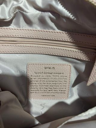 Bolso bandolera rosa con ositos