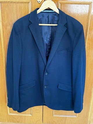 Americana Cortefiel Tailored Fit Azul