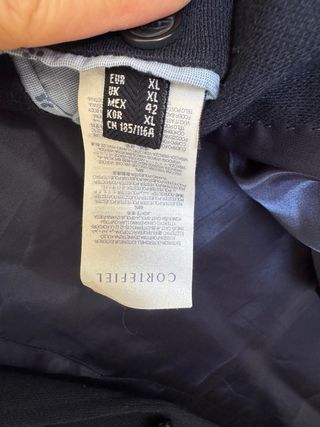 Americana Cortefiel Tailored Fit Azul