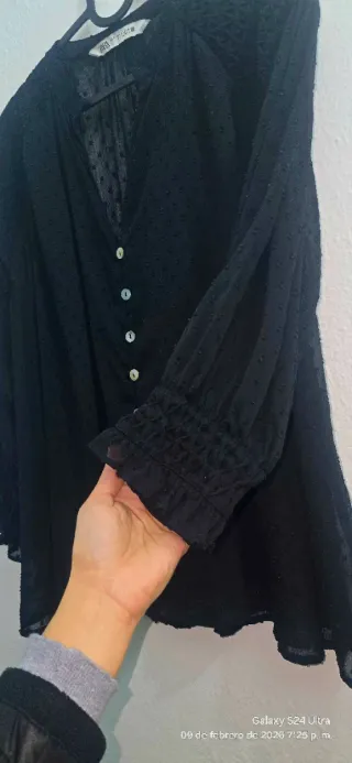 Camisa Zara Negra