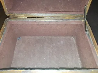 Cofanetto legno massello decorato