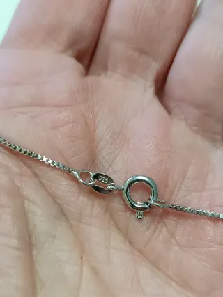 Colgante plata y perla de agua en caja regalo