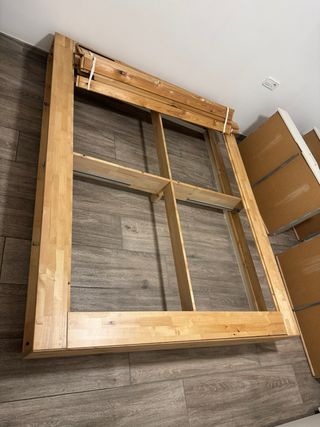 Base Cama Ikea Mandal 160x200