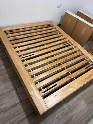 Base Cama Ikea Mandal 160x200