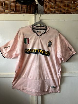 Juventus 2003-2004 Camiseta Alternativa Rosa