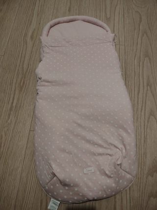 Saco Carro Bebé Uzturre Rosa Lunares