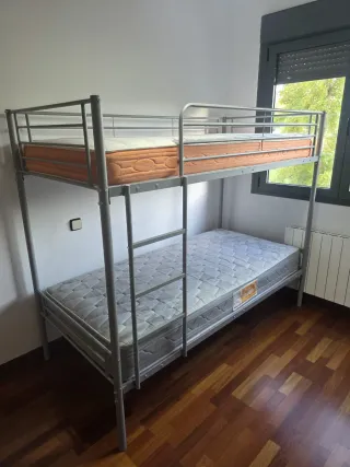 Litera metálica blanca 80x180