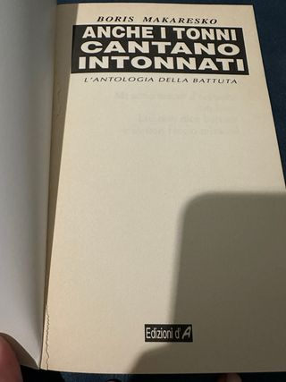 Makareško Anche Tonni Cantano Intonnati